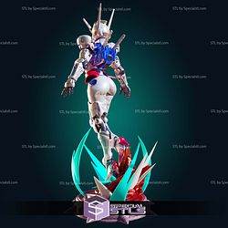 Aerial Gundam Mecha Girl STL Files
