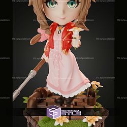 Aerith Final Fantasy Chibi 147m STL Files