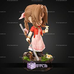 Aerith Final Fantasy Chibi 147m STL Files