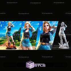 Android 18 Curvy Beautiful STL Files