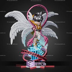 Angewomon Digimon Chibi 275mm STL Files