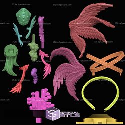 Angewomon Digimon Chibi 275mm STL Files