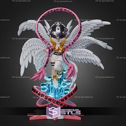 Angewomon Digimon Chibi 275mm STL Files