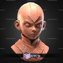 Avatar Aang Bust STL Files