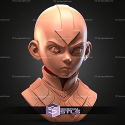 Avatar Aang Bust STL Files