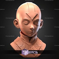 Avatar Aang Bust STL Files