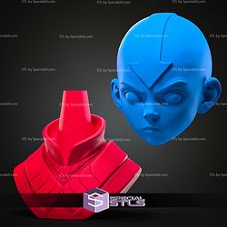 Avatar Aang Bust STL Files