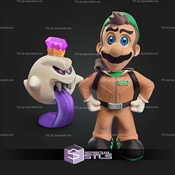 Basic STL Ghostbuster Luigi