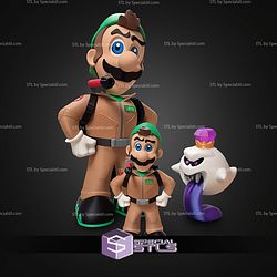 Basic STL Ghostbuster Luigi