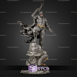 Batman Of Gotham On Base STL Files