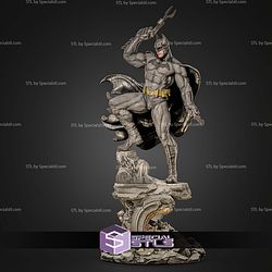Batman Of Gotham On Base STL Files