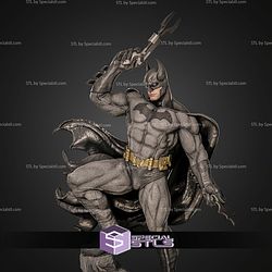 Batman Of Gotham On Base STL Files