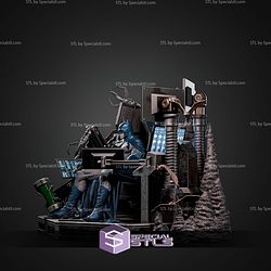 Batman Throne Lab 330mm STL Files