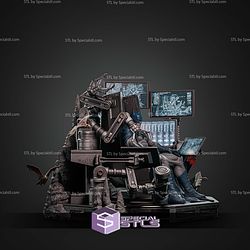 Batman Throne Lab 330mm STL Files