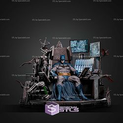 Batman Throne Lab 330mm STL Files