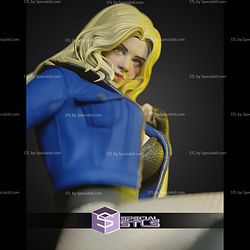 Black Canary Kick Pose STL Files