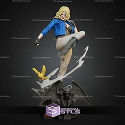 Black Canary Kick Pose STL Files