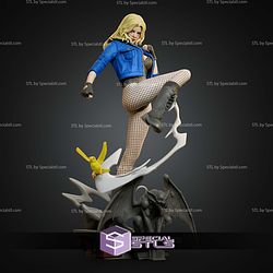 Black Canary Kick Pose STL Files