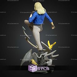 Black Canary Kick Pose STL Files