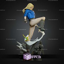 Black Canary Kick Pose STL Files