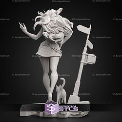 Black Cat Meow 240mm STL Files