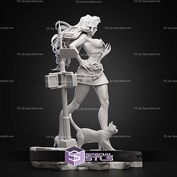 Black Cat Meow 240mm STL Files