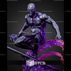 Black Silver Surfer And Thor Hammer STL Files