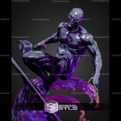 Black Silver Surfer And Thor Hammer STL Files