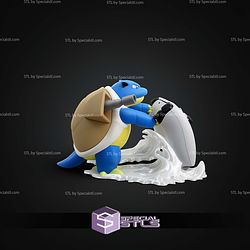 Blastoise Controller Stand STL Files