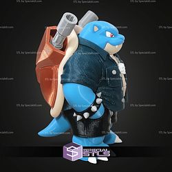 Blastoise Urban Vibe No Ams STL Files