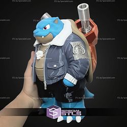 Blastoise Urban Vibe No Ams STL Files