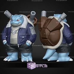 Blastoise Urban Vibe No Ams STL Files