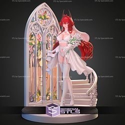 Bridal Red Hood NIKKE 272mm STL Files