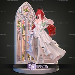 Bridal Red Hood NIKKE 272mm STL Files