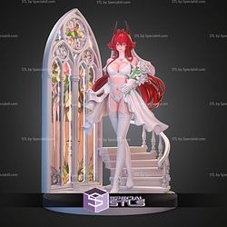 Bridal Red Hood NIKKE 272mm STL Files
