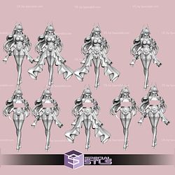 Bridal Red Hood NIKKE 272mm STL Files