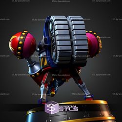 Captain Franky Chibi Robot STL Files
