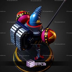 Captain Franky Chibi Robot STL Files