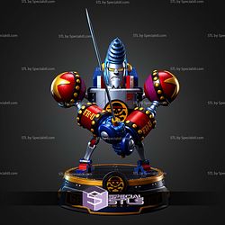 Captain Franky Chibi Robot STL Files