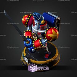 Captain Franky Chibi Robot STL Files