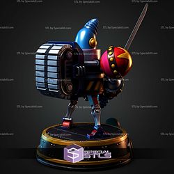 Captain Franky Chibi Robot STL Files
