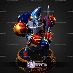 Captain Franky Chibi Robot STL Files