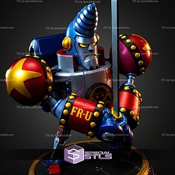 Captain Franky Chibi Robot STL Files