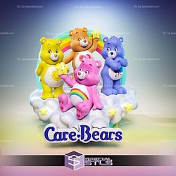 Car Bears Diorama STL Files