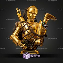 Chewbacca Portrait Bust 284mm STL Files