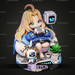 Chibi Diana Pragmata 69mm STL Files