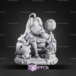 Chibi Diana Pragmata 69mm STL Files