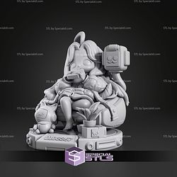 Chibi Diana Pragmata 69mm STL Files
