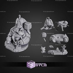 Chibi Diana Pragmata 69mm STL Files