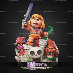 Chibi He Man 88mm STL Files